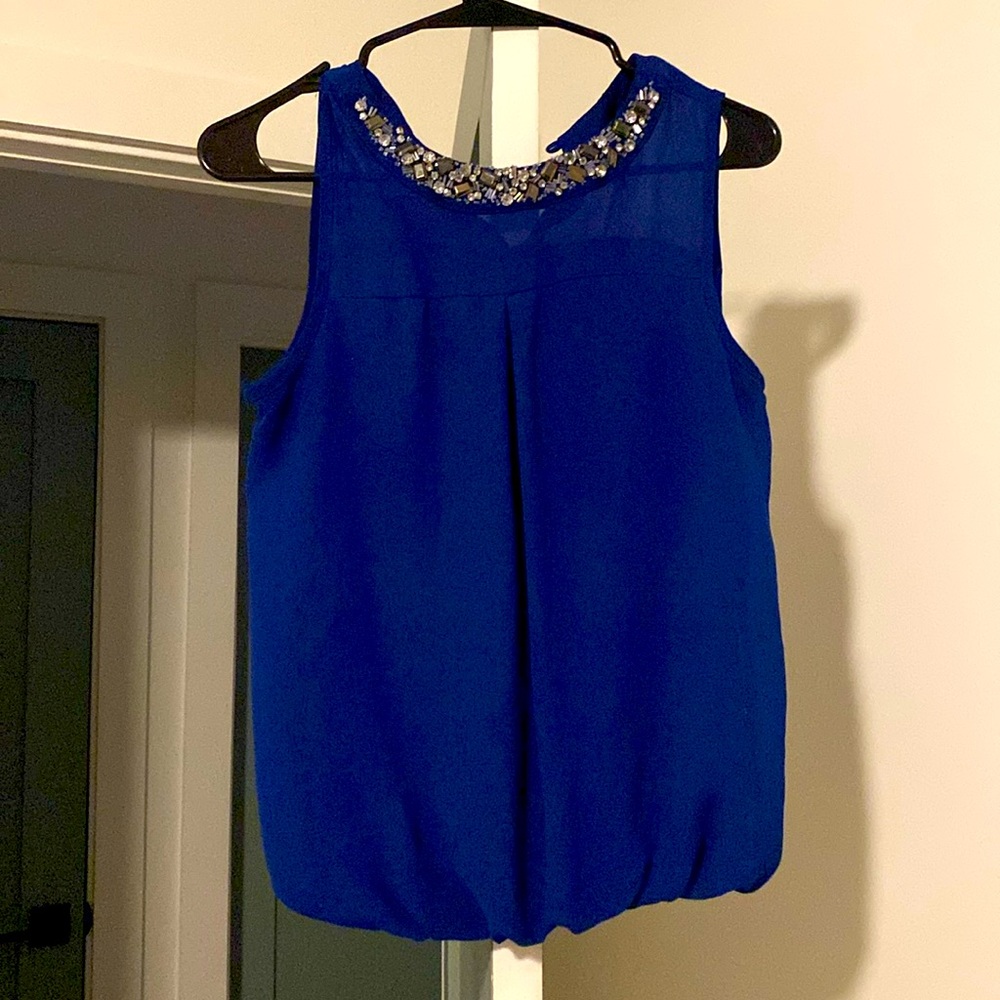 Heartsoul women’s blue tank top